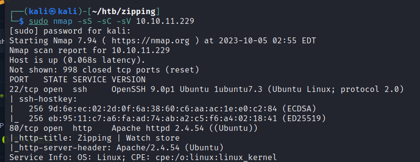 nmap scan